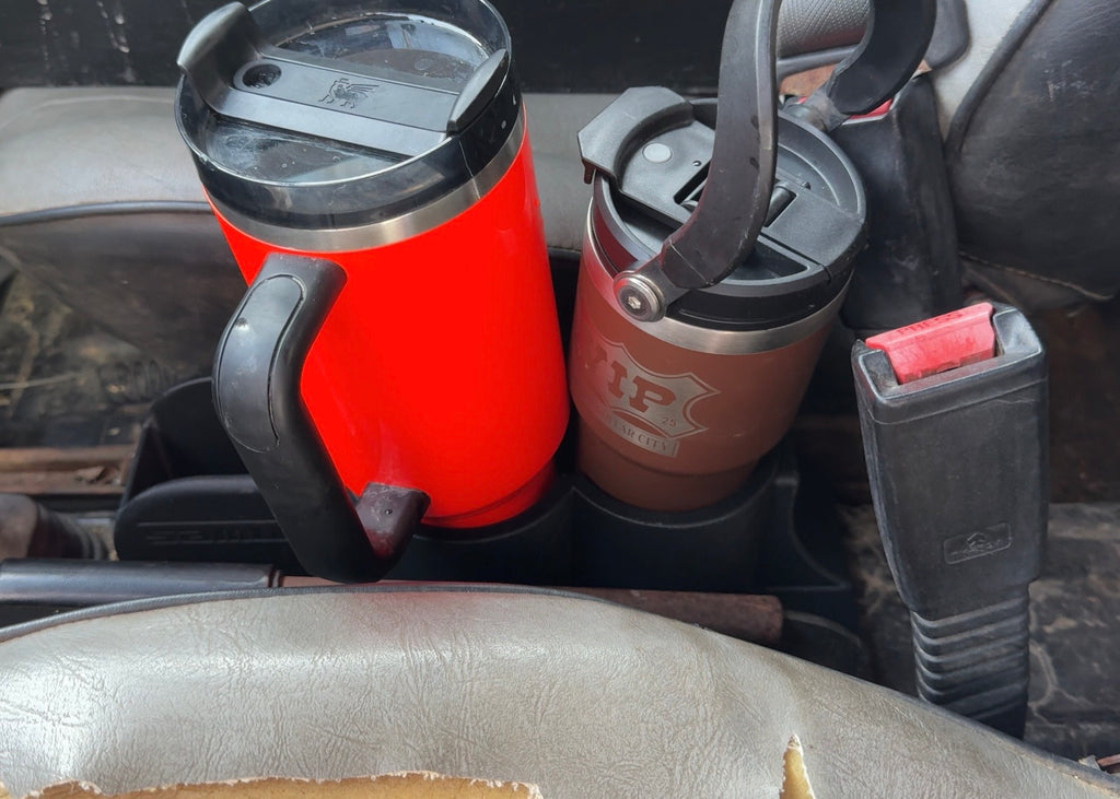 2-Slot Cup Holder ASA Carbon Fiber Suzuki Samurai Jimny SJ413 SJ410 JA11 Sierra Gypsy